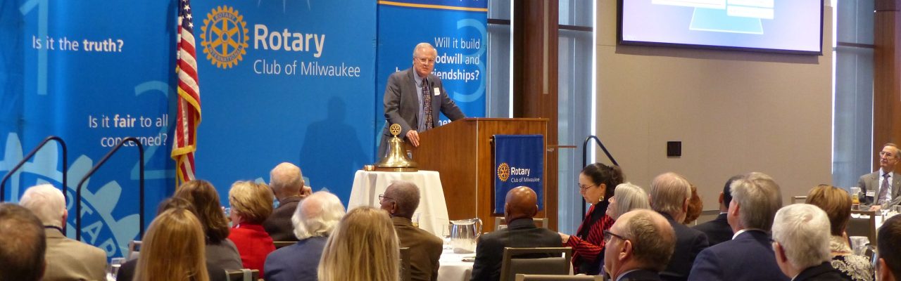 James Conway at Rotary Club of Milwaukee